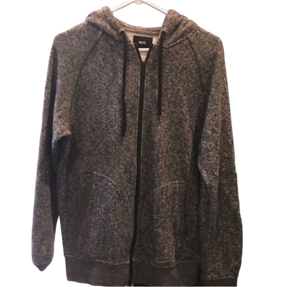 Dark Gray BDG Hooded Zip up Jacket Sz Small…